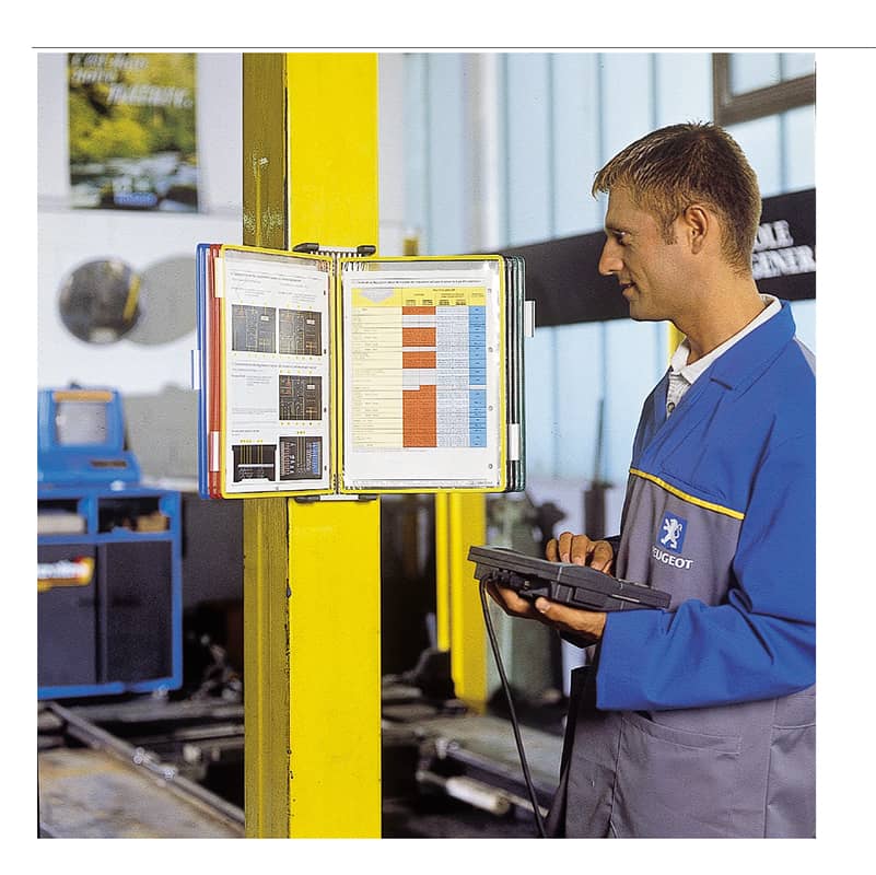 TARIFOLD Stalak Zidni Čelični sa 10 Ramova u Boji A4 sa Zatvaračima u magacinu