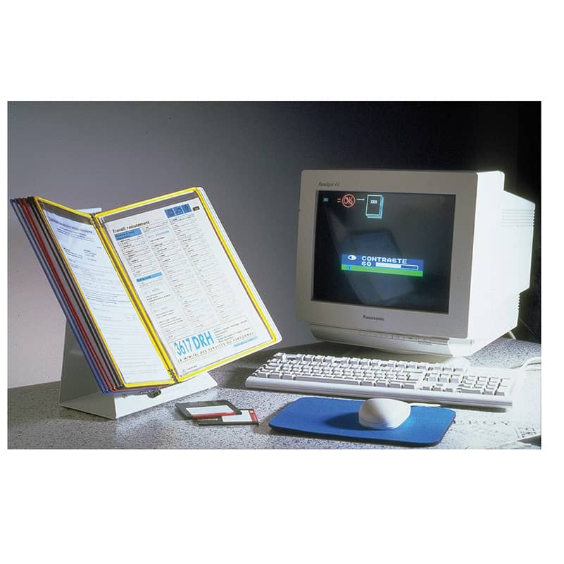 TARIFOLD Stoni Čelični Stalak sa 10 Ramova u Boji A4 sa Zatvaračima u kancelariji