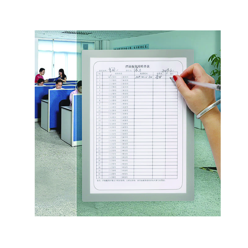 Samolepljivi otvoreni ram za papir, magnetno zatvaranje