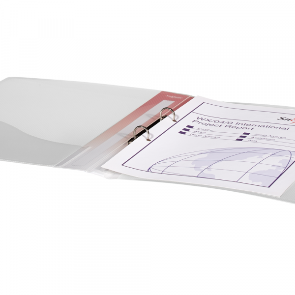 Klaser PVC Snopake A4 2 prstena 15mm, Superline Clear - Image 3
